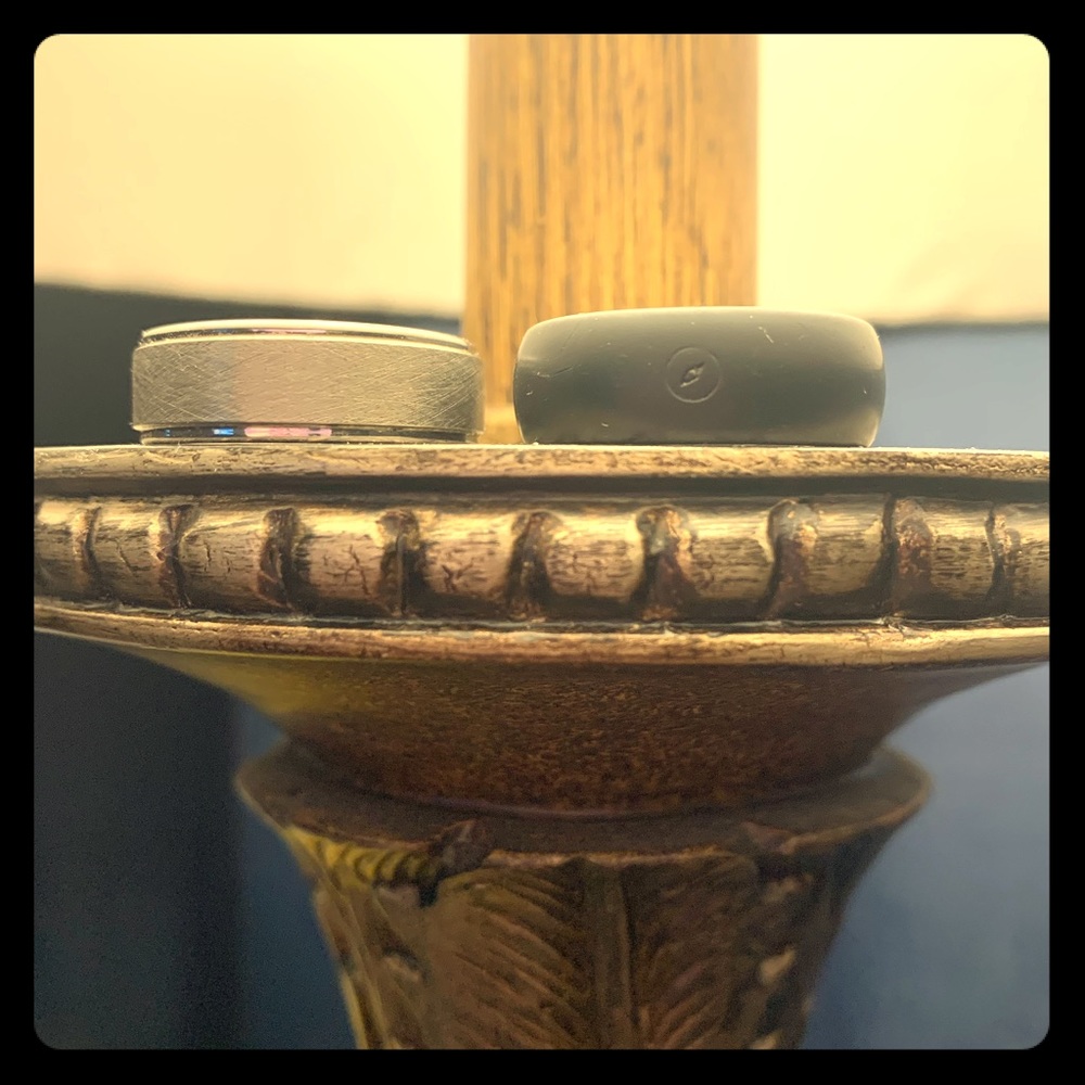 Triton Wedding Band and Qualo Wedding Band